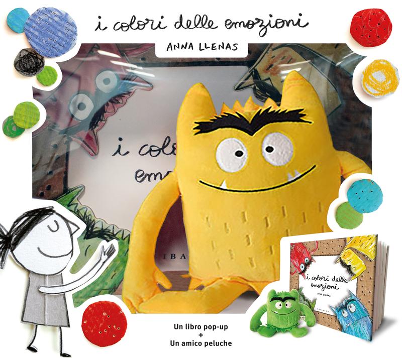 I colori delle emozioni pop up + minipeluche GIALLO