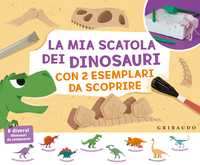 La mia scatola dei dinosauri con 2 esemplari da scoprire