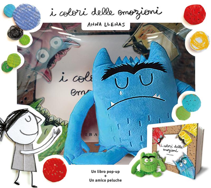 I colori delle emozioni pop up + minipeluche BLU