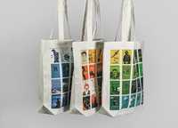 SHOPPER UE 2024 - CONFEZIONE DA 10 SHOPPER COLORI ASSORTITI