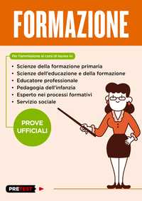 FORMAZIONE. Scienze della formazione primaria etc.